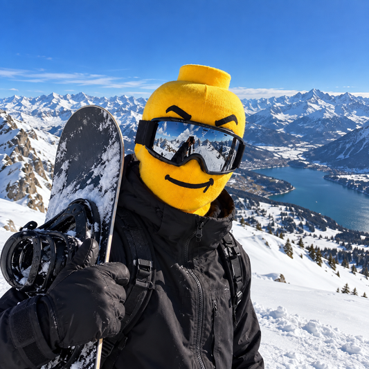 Die Fratzmaske – Ski-Sturmhaube mit Gesicht